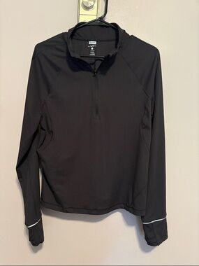 Black Quarter-Zip Performance Top by Layers
